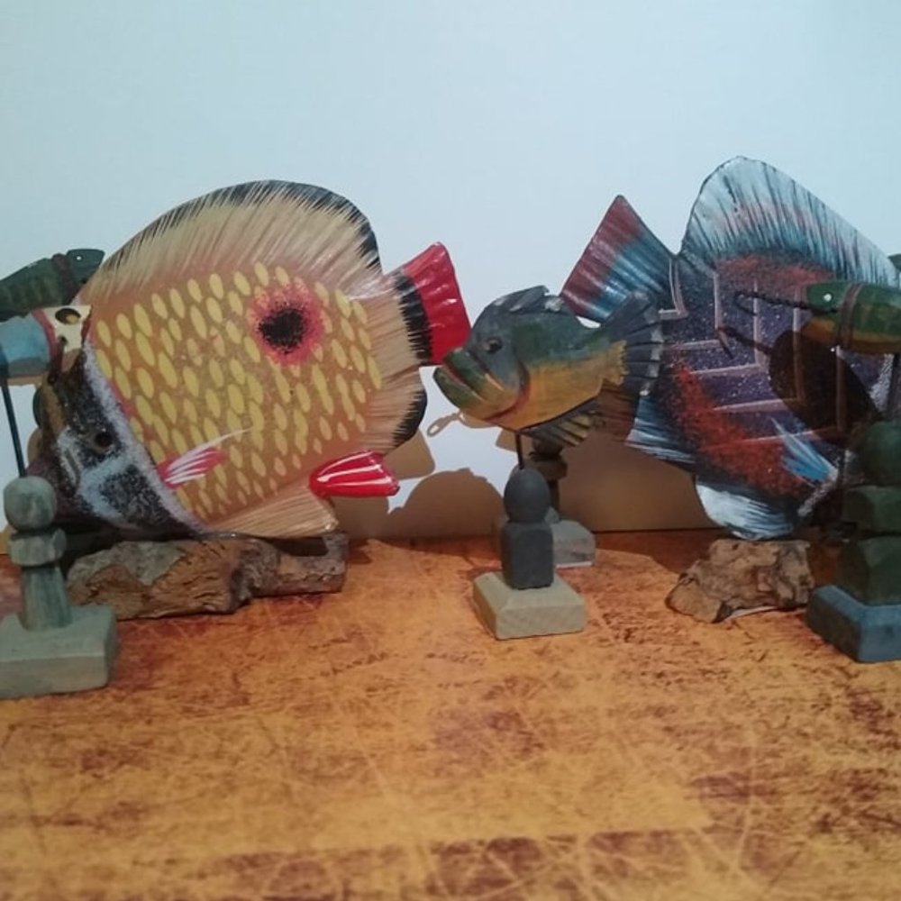 Lot of 9 Decorative Fish Decor